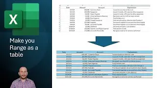 Make your range looks like a Table in Excel