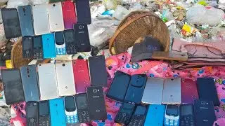 Ohh god 📲 Found a lot treasure mobile phone in garbage trash place