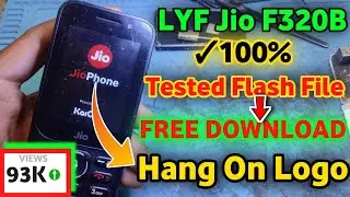 Jio F320b Flashing 100% tested || Jio f320b Hang On Logo Solution || Jio f320b Flashing 2024