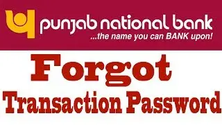 Reset Transaction Password Of PNB Internet Banking