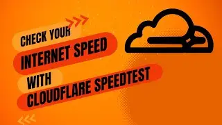 Clooudflare Speedtest