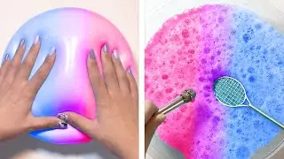 Oddly Satisfying Slime ASMR No Music Videos - Relaxing Slime 2020 - 128