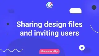 Sharing design files and inviting users