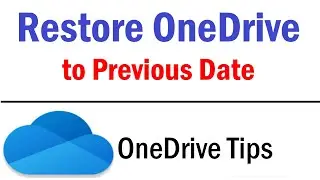 Restore Your OneDrive | How To Restore OneDrive To Previous Date and Time | Recover OneDrive Files