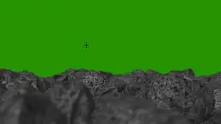 Rock Pan Shot on a Green Screen