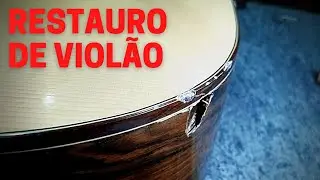 Como Restaurar Violão Quebrado - Guitar Restoration