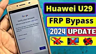 Huawei cun u29 FRP Bypass Tutorial Update 2024 || Huawei Y5II Verifying Your Account Easy Solution