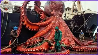 How Giant Octopus Processing in Factory for Luxury Premium Cuisine | Processing Factory