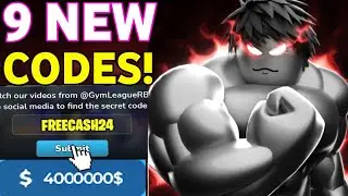 UPDATE⚡GYM LEAGUE CODES IN AUGUST 2024 | ROBLOX CODES AUGUST 2024