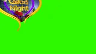 Good Night Green Screen Effects - Sweet Dreams blue Screen Animation - 3D Effects No 51