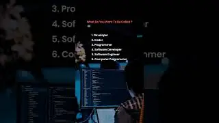 What do you want to be call ? #shorts #programming #coder