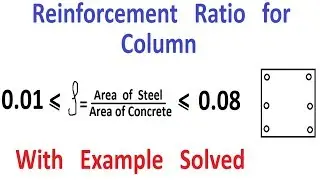 Reinforcement Ratio for Column