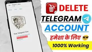 Delete My Telegram account Permanently 2024 | How To Delete Telegram Account | Delete Telegram