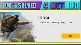 free fire login failed please try logging out first | google login failed in free fire | how to fix