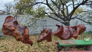 Свиные уши горячего копчения. Лучшая закуска к пиву