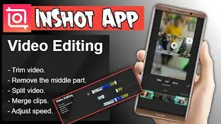 How To Split Video In InShot App | How To Cut Unwanted Part or Middle Parts Of A Video In InShot |