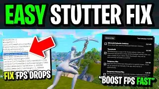 How To Fix FPS Drops Fortnite PC *UPDATED* 🚀 (BOOST FPS & Fix Stutter)