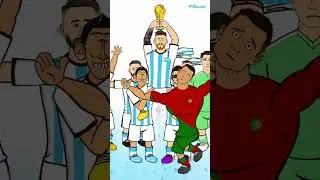 🏆MESSI WINS THE WORLD CUP🏆 #worldcup #shortsfifaworldcup #messi