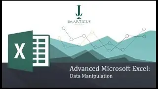 Microsoft Excel Tutorials | Advanced Excel - Data Manipulation