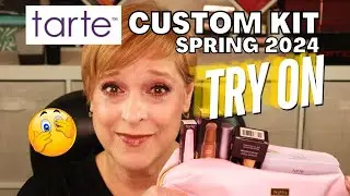 TARTE CUSTOM KIT TRY ON | FULL FACE OF TARTE MAKEUP!