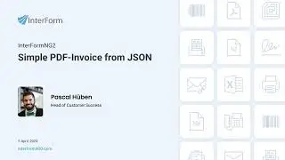 InterFormNG2 Best Practices - Simple PDF-Invoice from JSON