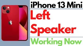 iPhone 13 Mini Left Speaker not Working | Iphone 13 Mini speaker not working | Left Speaker