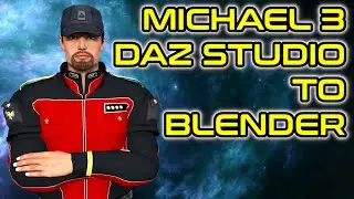 DAZ Studio: Michael 3 (and M4/V4?) Diffeomorphic Export to Blender with Addition Tips