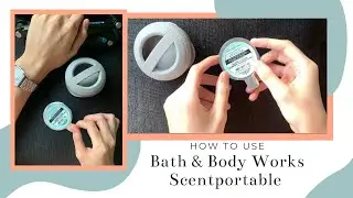 How to install Bath & Body Works Scentportable #vlogmas2020 #bathandbodyworks #car #airfreshener