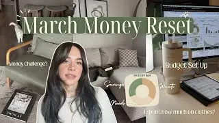 March Money Reset 💸 budget with me, march money challenge, investment goals