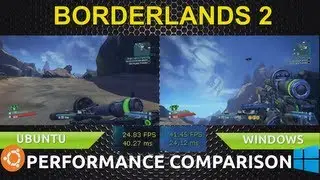 Ubuntu 13.04 VS Windows 8: Borderlands 2 Comparison