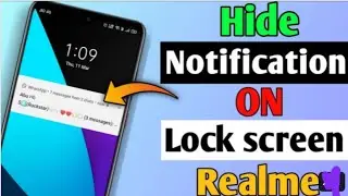 how To Hide Notification On Lock Screen Realme || Realme Mobile Me Lock Screen Notification Hide