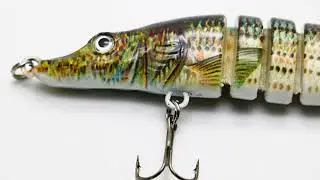 Angryfish 1Pcs Fishing Lure 13cm 29g 8 Segments Lure Bait with Artificial Hooks