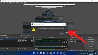 OBS studio an encoder error occurred while recording in windows 11/10