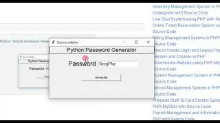 Creating a Simple Password Generator in Python Tutorial Demo