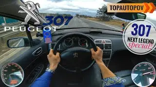 Peugeot 307 2.0i (100kW) |73| 4K TEST DRIVE – SOUND, ACCELERATION, ENGINE & ELASTICITY🔸TopAutoPOV