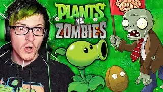 Playing Plants vs Zombies for the first time EVER