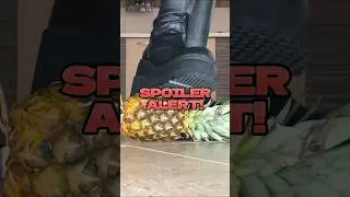 Demon crushers vs. Pineapple Spell! Oddly Satisfying Boots Crushing Food! ASMR