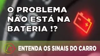 Luz da bateria acesa? O problema NÃO está nela! Entenda