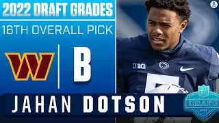 Commanders take DEEP THREAT WR Jahan Dotson with No. 16 pick | 2022 NFL Draft Grades