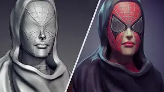 Blender Speed Sculpt  #blenderart #blendersculpting #blendercommunity