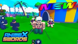 ANIME SWORDS X ?? NOVO JOGO DE SIMULATOR DE ANIME NO ROBLOX... QUE GAME BOM