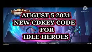 AUGUST 5 2021 - NEW CDKEY CODE FOR IDLE HEROES