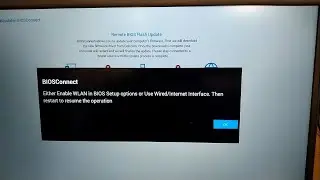 | DELL | BIOSConnect | Internet | Connection | Error |