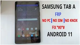 Samsung Galaxy Tab A [ SM-T295 ] Frp Bypass Android 11 | Fix *#0*# No Pc No Need alliance shield X