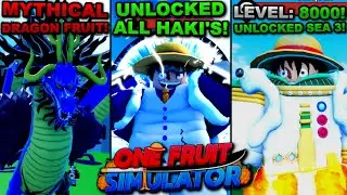 Getting To Sea 3 With Max Haki & Dragon Fruit In Roblox One Fruit... Here's What Happened!