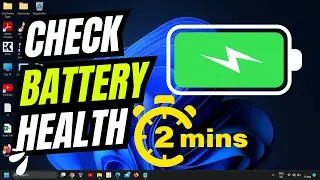 How to Check Laptop Battery Health in Windows Without Software