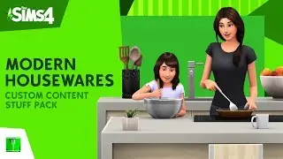 Modern Housewares Stuff Pack | The Sims 4 Custom Content Overview