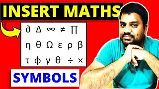 How to Get Math Symbols On Google Docs