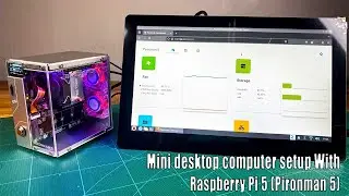 Raspberry Pi 5 powered Mini PC | Pironman 5 with LED blink | Mini PC Case for Raspberry Pi 5