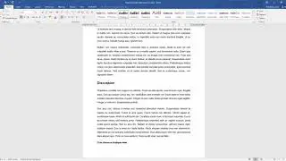 Applying styles in Microsoft Word for a Project, Report or an Article